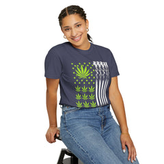 WEED FLAG - Comfort Colors Garment Dyed Shirt