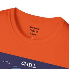 Chill Girl Unisex Softstyle T-Shirt  Pop Art Girl Wearing Sunglasses