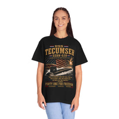 USS Tecumseh SSBN-628 Submarine T-Shirt — Forty One for Freedom Patriotic Navy Tee