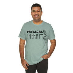 Physical Therapy Unisex Tee - Spine Graphic Gift for PT Student