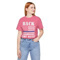 BACK THE BLUE Flag, Graphic Unisex Short Sleeve Tee