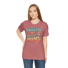 Coastal State of Mind Tee — Retro Beach Graphic T-Shirt