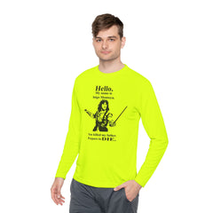 My name is Inigo Montoya. You killed my father. Prepare to die! - Unisex Lightweight Long Sleeve Tee / Princess Bride / For Him / For Her