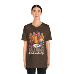 Fall Vibes Teacher T-Shirt — That Teacher Life Tee