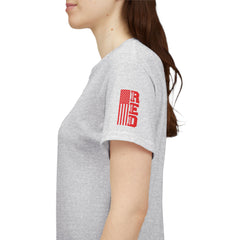 SUBMARINER RED Friday T Shirt with Fouled Anchor, American Flag, FBM / Boomer Silhouette. Remember Everyone Deployed, Dolphins