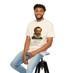 Kepler Coffee Quote T-Shirt — Astronomy Nerd Vintage Portrait Tee
