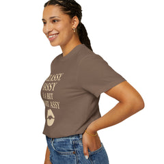 Classy Sassy T-shirt, Unisex Casual Top, Statement Tee, Gift for Her, Fashion Apparel, Birthday Humor Shirt