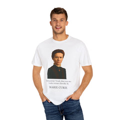 Marie Curie Portrait T‑Shirt — "I Make Science Literally Lit" Science Tee