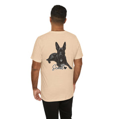 Dog Dad T-Shirt — Personalized Your Dog Image  Tee (Custom Name)