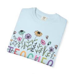 Floral Teacher Appreciation T-Shirt - Comfort Colors Soft