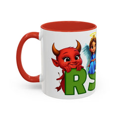 Russell Sage College Mascot Characters 11oz or 15 oz Ceramic Mug - Personalize your mug with your grad year by entering it in the notes field before you complete your purchase
