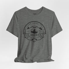 The Hideout Lake Ariel Tee — Vintage Lakeside Cabin T-Shirt