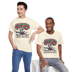 True Story Skydiving Gone Wrong - Unisex Garment-Dyed T-shirt