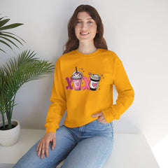 Woman's Love Coffee Valentine -  Unisex Heavy Blend™ Crewneck Sweatshirt