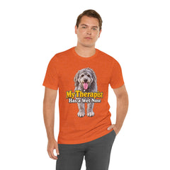 My Therapist Has A Wet Nose Personalized with your dog(s) image T-Shirt