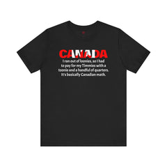 Funny Canadian Tim Hortons reference Tee