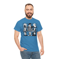 The Brainy Bunch Tee — Vintage Scientist Portraits Graphic T-Shirt