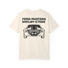 Ford Mustang Shelby GT500 Unisex T-Shirt - Classic Car Enthusiast Comfort Colors Garment Dyed Tee