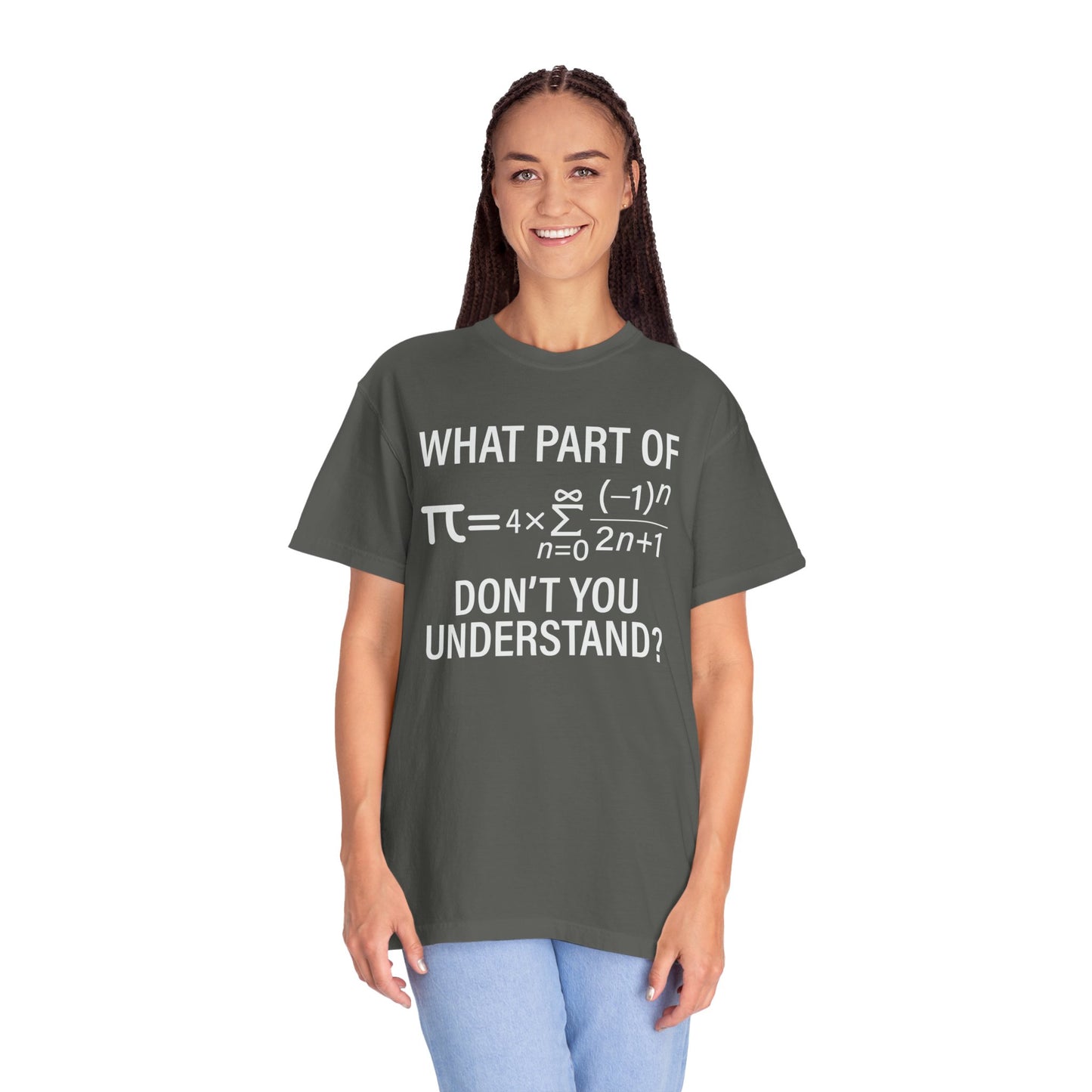 What Part of The Pi Equation Don't You Understand, Comfort Colors Unisex Garment-Dyed T-shirt