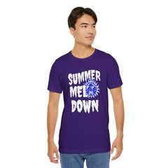Summer Meltdown Graphic Tee — "Summer Melt Down" Sun Design
