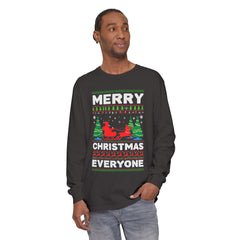 Merry Christmas Everyone Long Sleeve T-Shirt - Unisex Holiday Apparel