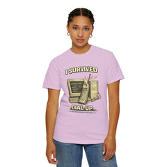 I Survived Dial-Up Vintage Tech T-Shirt