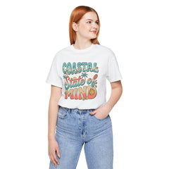 Coastal State of Mind Tee — Retro Beach Graphic T-Shirt