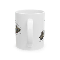 Submarine Magic Ceramic Mug - Fun Nautical Design for Coffee Lovers