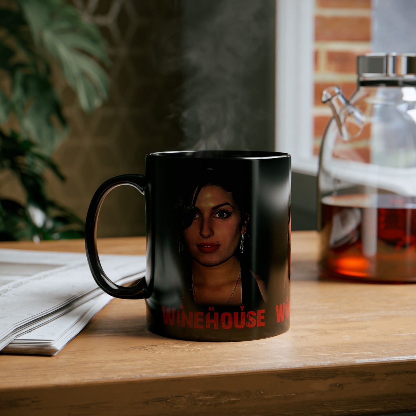 Gone Too Soon, Amy Winehouse, 3 Graphics Black Mug (11oz, 15oz)