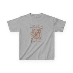 Graphic Kids Tee - Messy Hair Don't Care Sheep