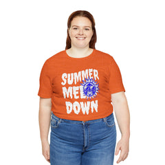 Summer Meltdown Graphic Tee — "Summer Melt Down" Sun Design