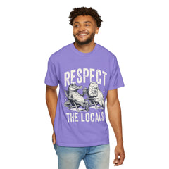 Alligator and Manatee Respect the Locals T-Shirt — Vintage Beach Vibes Graphic Tee