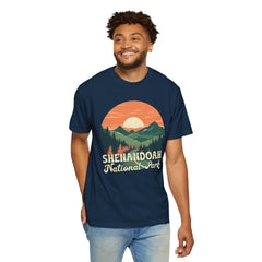 Shenandoah National Park Graphic, Comfort Colors Soft Relaxed Fit Unisex Garment-Dyed T-shirt