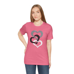 Triple Heart Design Tee