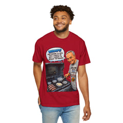 Grill Master Grandpa Funny BBQ T-Shirt — "Whoops! Pretending to Grill for a Photo" Graphic Tee
