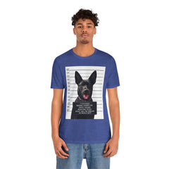 K9 Mugshot Personalized with your Dog T-Shirt