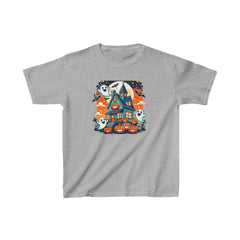 Ghost Friendly Haunted House  - Kids Heavy Cotton™ Tee
