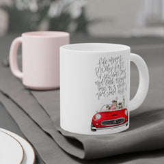 Life Moves Pretty Fast - Ceramic Mugs (11oz\15oz\20oz) Ferris Beuller / Movie Quote / Unique Gift / Gift for him / Gift for Her / 80s Movie