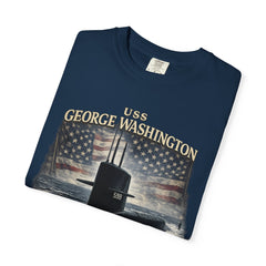USS George Washington SSBN 598 Submarine T-Shirt with a quote from its namesake