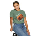 A Fat Cat Is A Happy Cat - Graphic Unisex Garment-Dyed T-shirt