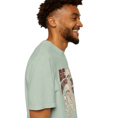 Jelly Fish, Be Kind To The Sea -  Graphic Unisex Garment-Dyed T-shirt