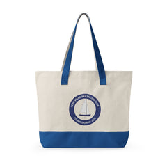 Hempstead Bay Sailing Club Commencement 2026 Canvas Tote Bag — Nautical Sailboat Club Zippered Tote