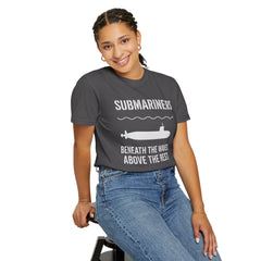 Submariners T‑Shirt — “Beneath the Waves Above the Rest” Navy Crew Tee