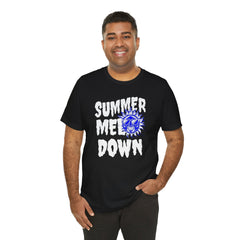 Summer Meltdown Graphic Tee — "Summer Melt Down" Sun Design