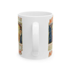 Inspirational Ceramic Mug - Funny Van Gogh  "Not an Absolute No" - Perfect for Motivation and Gift Giving