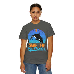 Save The Sea Pandas Comfort Colors Unisex Garment-Dyed T-shirt