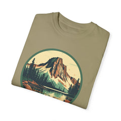 Glacier National Park Graphic, Comfort Colors Soft Relaxed Fit Unisex Garment-Dyed T-shirt
