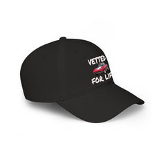 Vetted For Life Hat — Vintage Red Car Baseball Cap