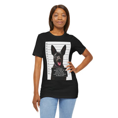 K9 Mugshot Personalized with your Dog T-Shirt