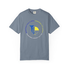 Blue French Horn & Yellow Umbrella T-Shirt — HIMYM Fan Tee